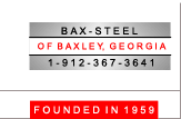 BAX-STEEL Customer Service